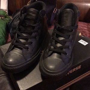 Leather Chuck Taylor’s